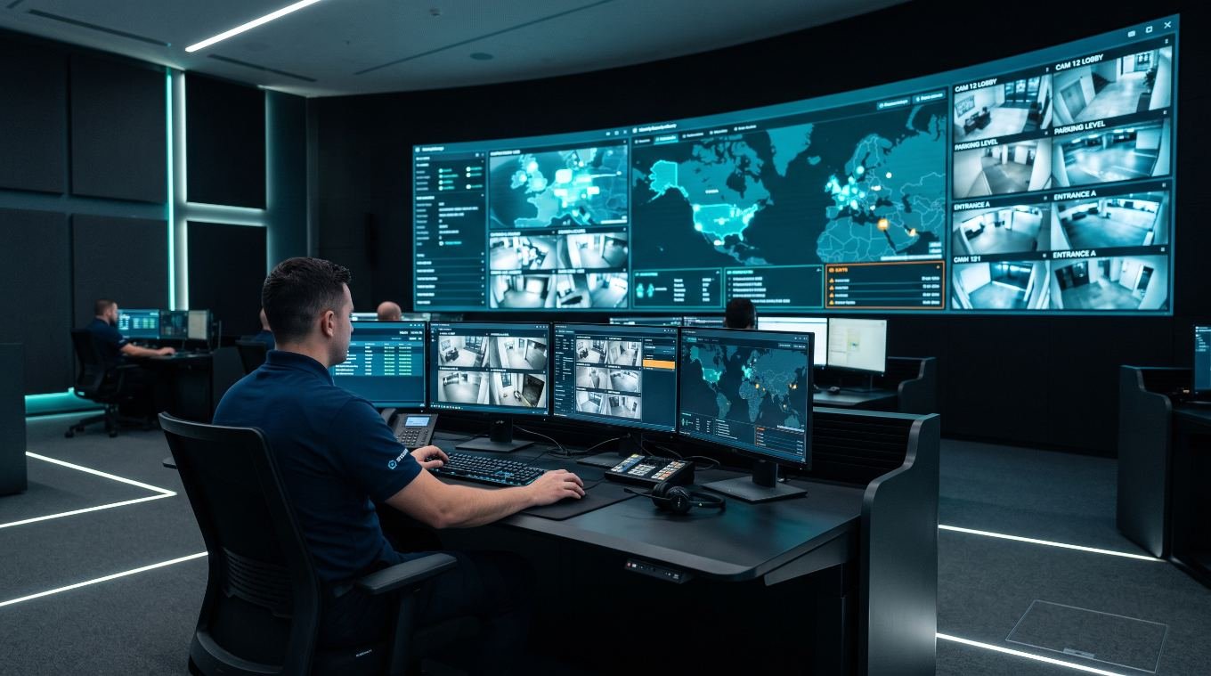 Security Links 24/7 monitoring control room